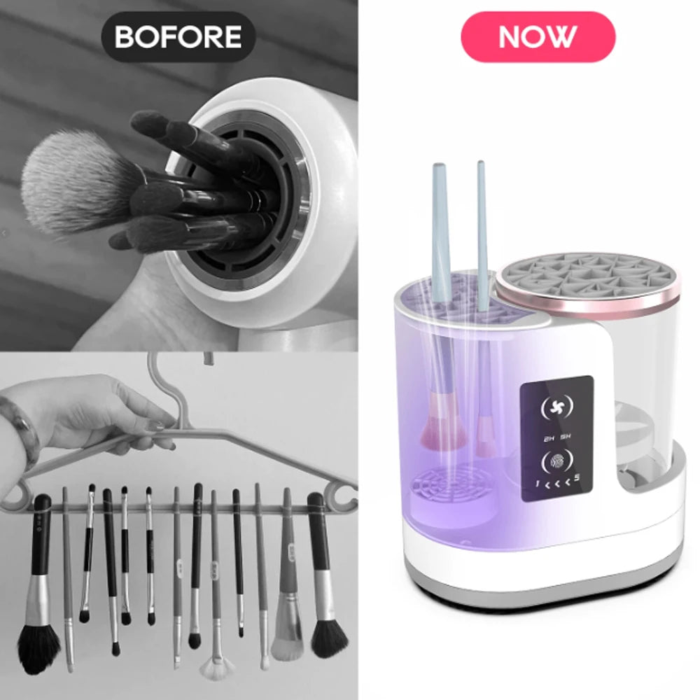 Boîte Nettoyante Pinceaux Makeup + Séchoir