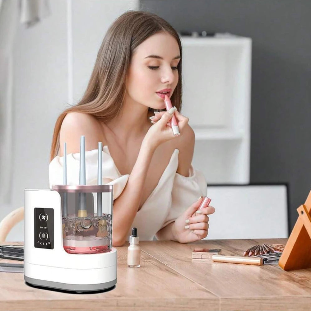 Boîte Nettoyante Pinceaux Makeup + Séchoir